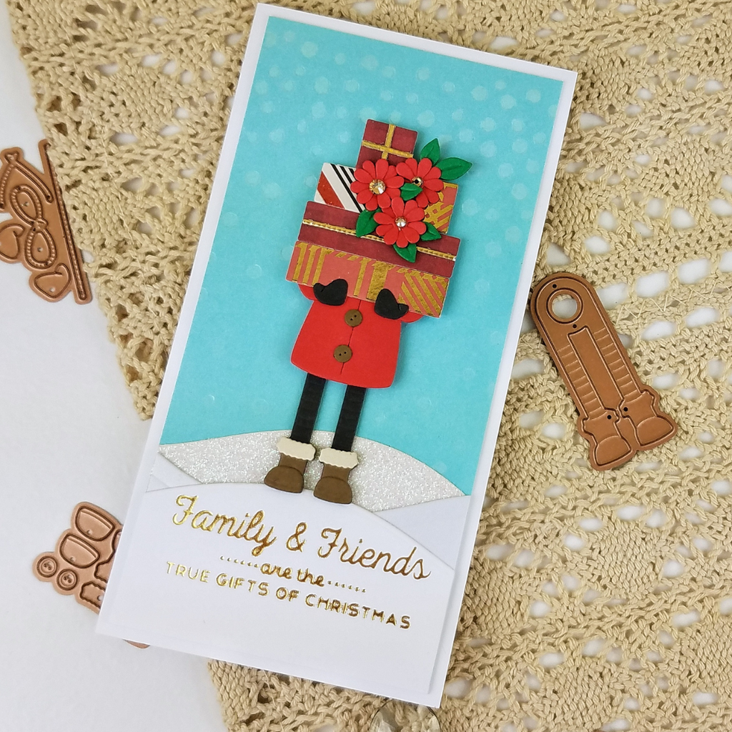 Gifts of Christmas Sentiments Glimmer Hot Foil Plate from the Be Merry Collection (GLP-294) Project Example 7