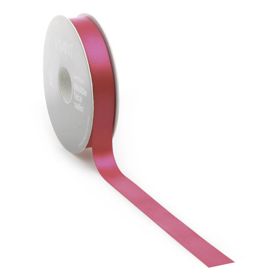Vivant - Double Face Satin Fuchsia Ribbon - 27 yards