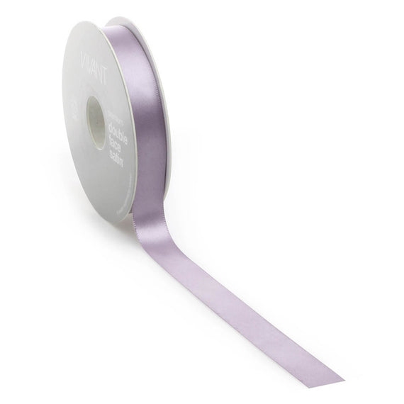 Vivant - Double Face Satin Old Lilac Ribbon - 27 yards