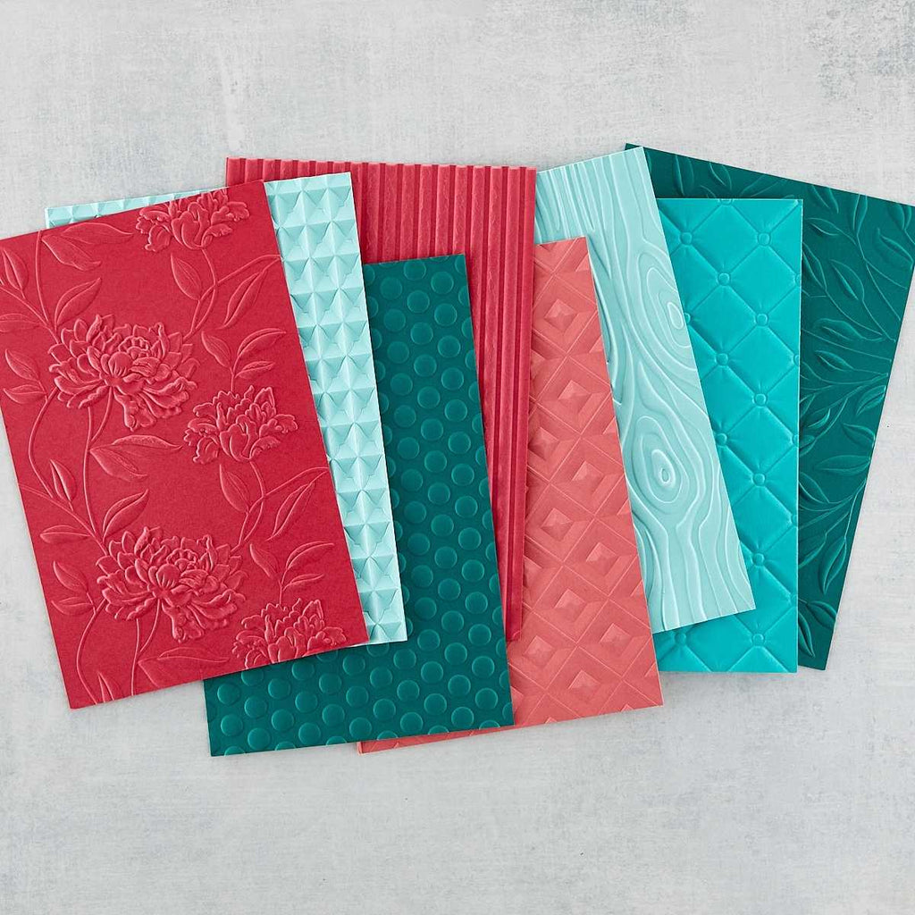 Beautiful Blooms 3D Embossing Folder (E3D-026) top/left.