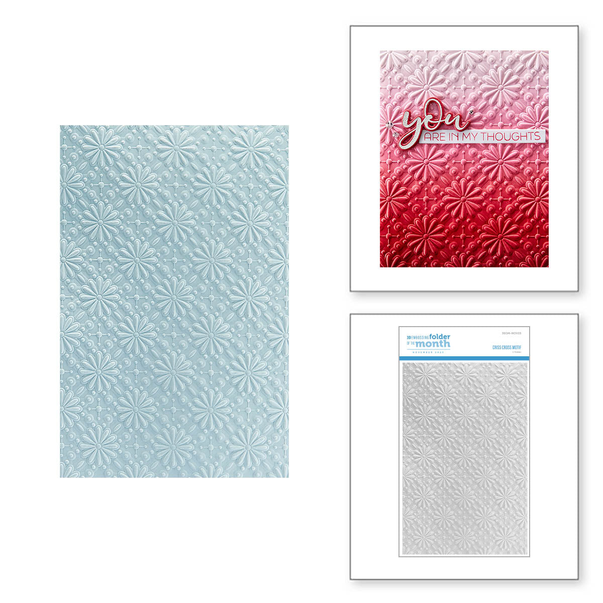 Spellbinders Cross Card