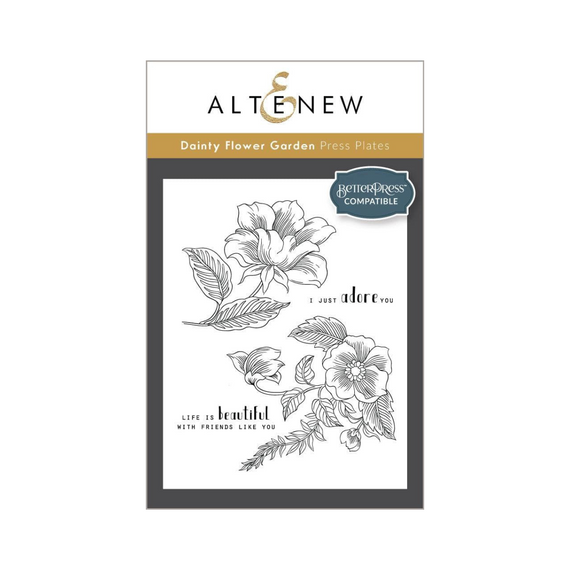 Altenew - Dainty Flower Garden Press Plate