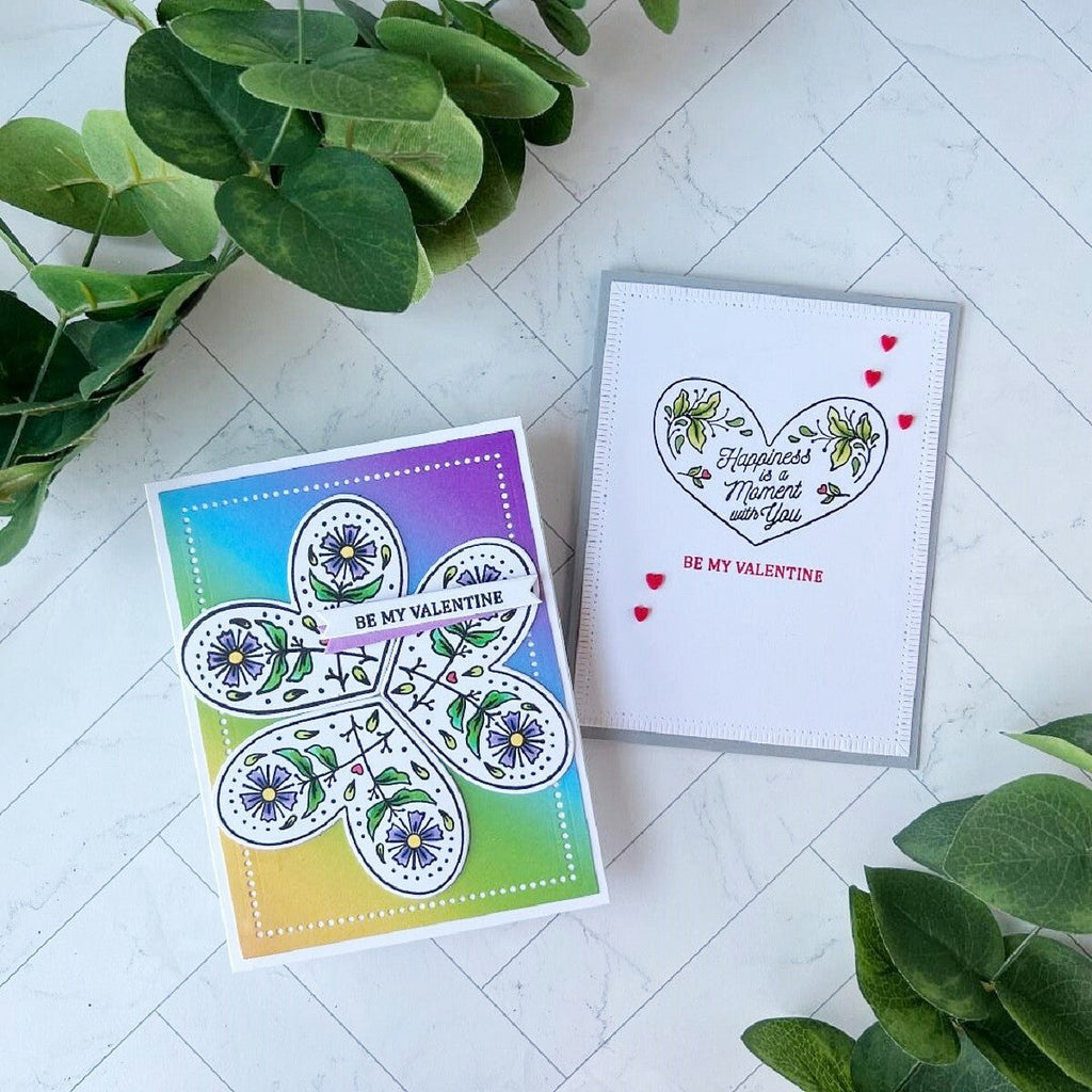 One Love, One Heart - Clear Stamp of the Month (CSOM-JAN22) projects by Alanna Moses