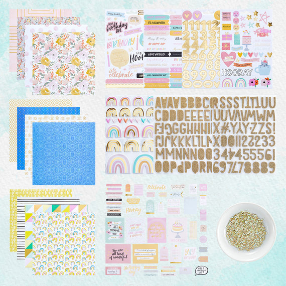 Craft Your Birthday Celebrations Embellishment Bundle from the Birthday Celebrations Collection