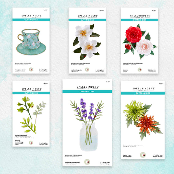 The Victorian Garden Etched Dies Bundle from The Victorian Garden Collection by Susan Tierney-Cockburn