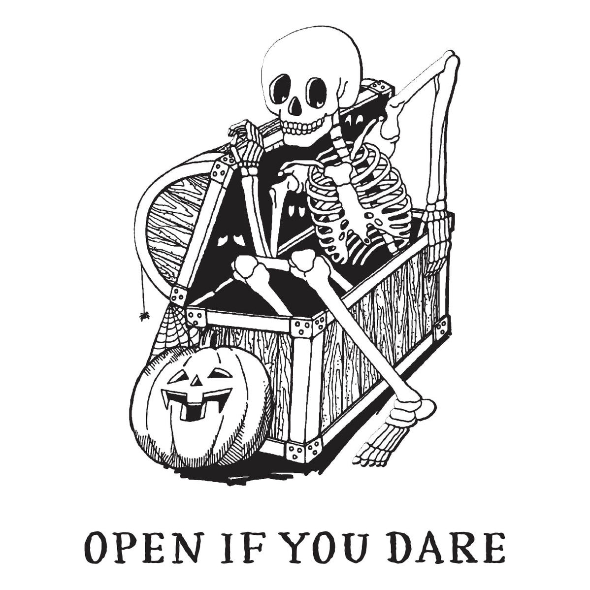 Open if You Dare Press Plates from the Betterpress Halloween Collectio