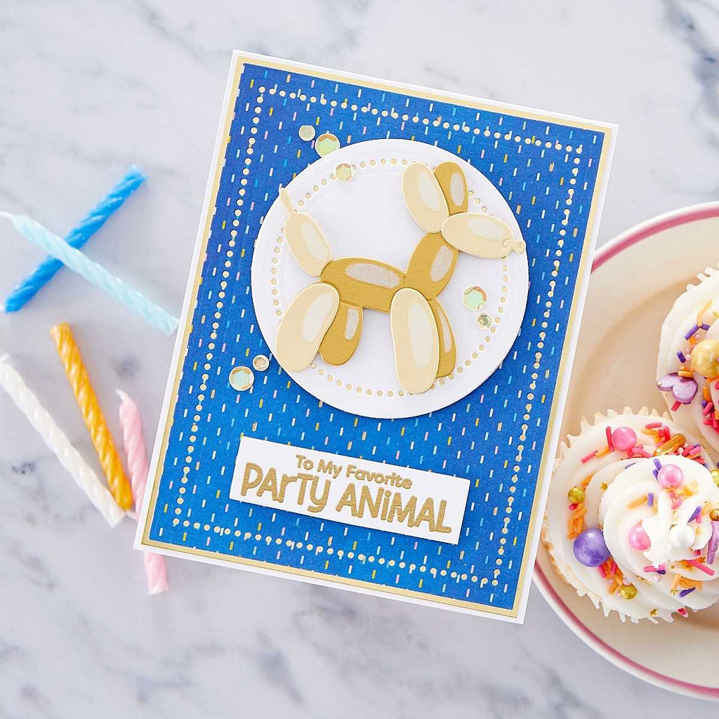 Balloon Party Animal Etched Dies from the Birthday Celebrations Collection (S3-450) lifestyle 