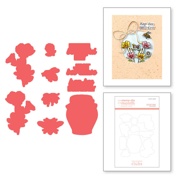 Just Bee-Cause- (Dies Only) Coordinates with Clear Stamp of the Month