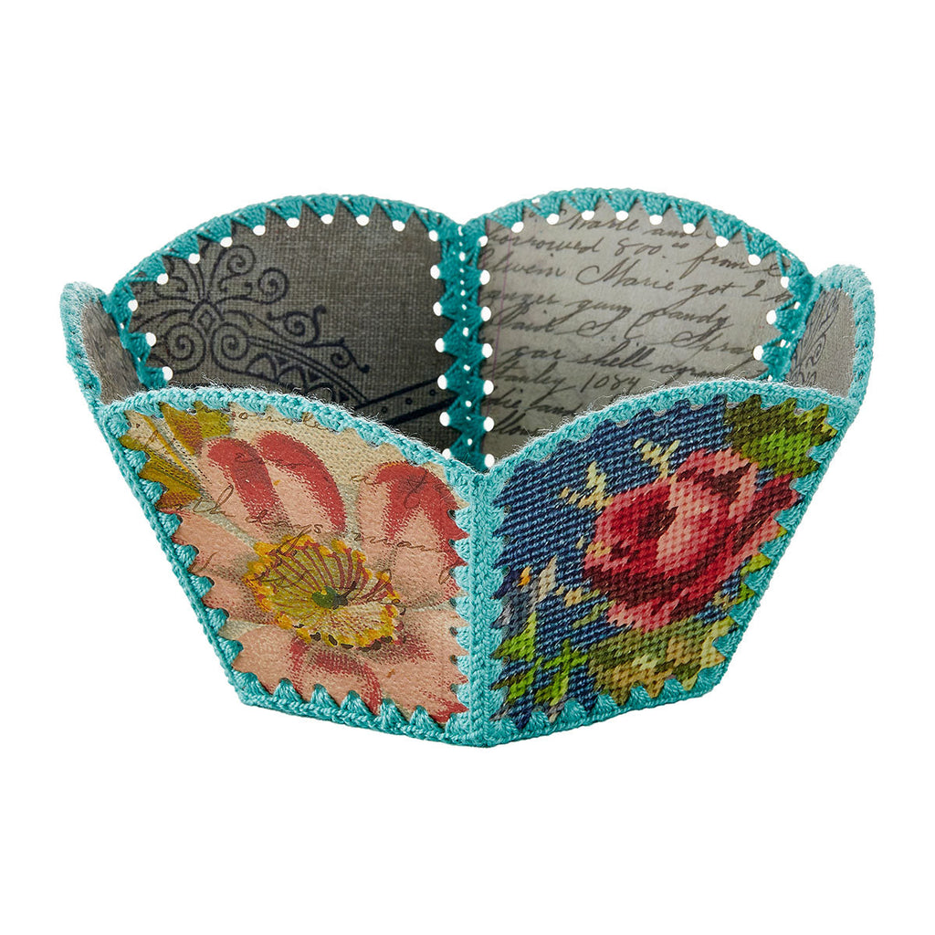 Vintage Handcrafted Hexagon Base and Side Bowl Deep Etched Dies from the Christmas Flea Market Finds Collection by Cathe Holden product image 2