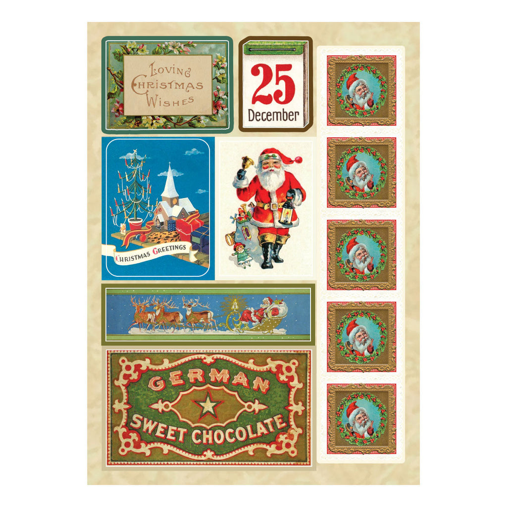 Loving Christmas Wishes Sticker Pad from the Christmas Flea Market Finds Collection by Cathe Holden product image 3