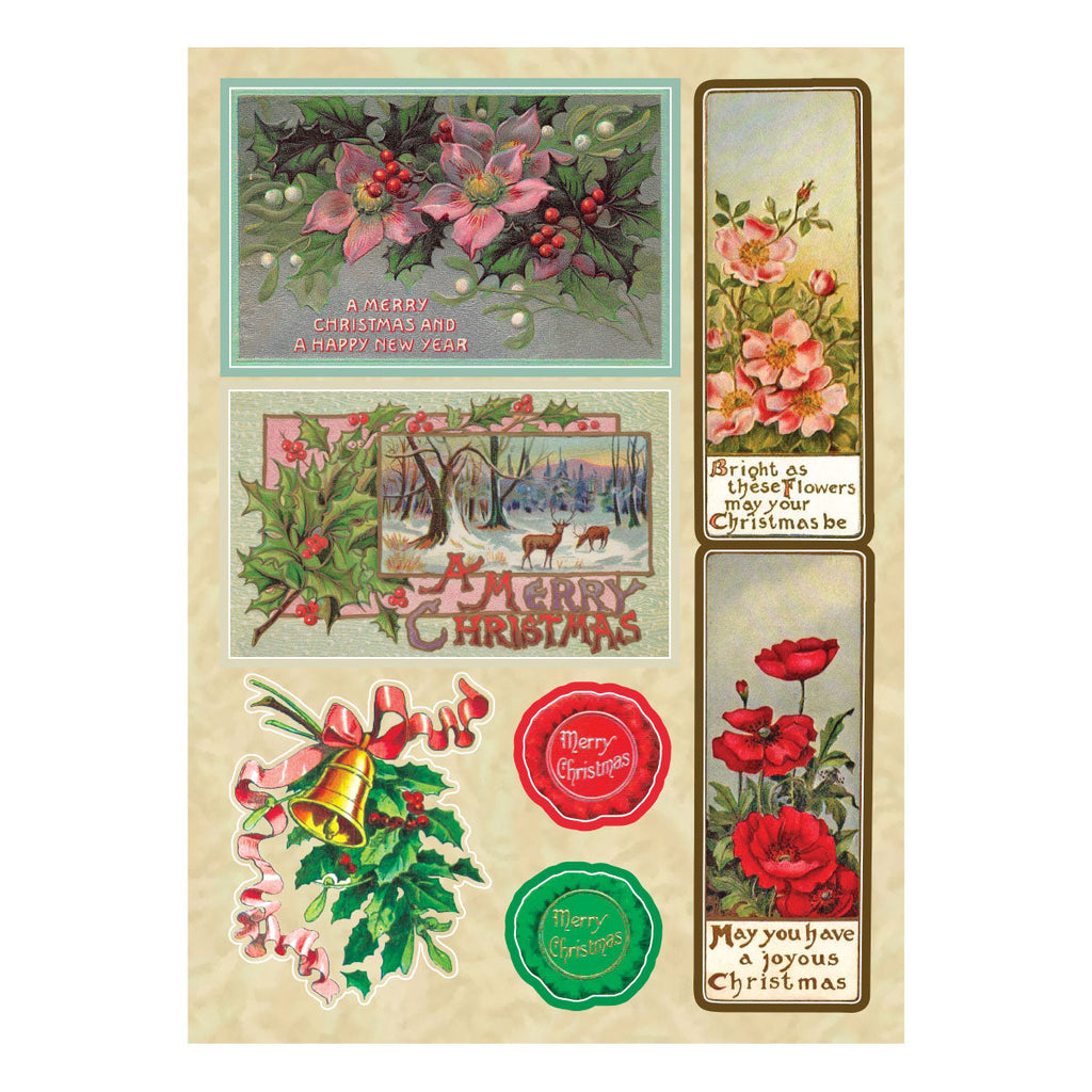 Loving Christmas Wishes Sticker Pad from the Christmas Flea Market Finds Collection by Cathe Holden product image 4