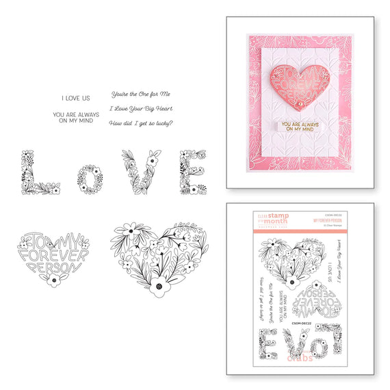 My Forever Person - Clear Stamp of the Month