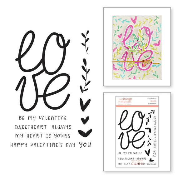 Big Love - Clear Stamp of the Month