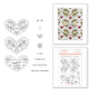 One Love, One Heart - Clear Stamp of the Month (CSOM-JAN22) combo image. 