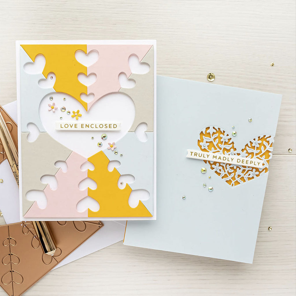 A Lotta Heart- Small Die of the Month (DOM-JAN22) group project lifestyle photo by Yana Smakula. 