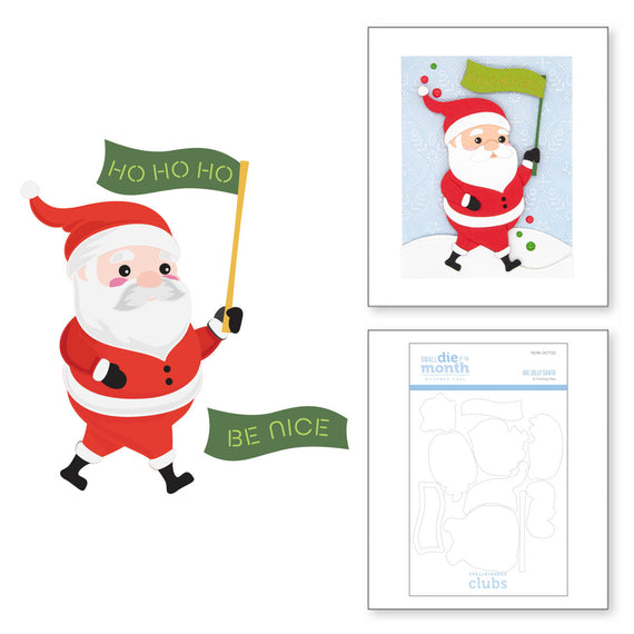 Big Jolly Santa - Small Die of the Month