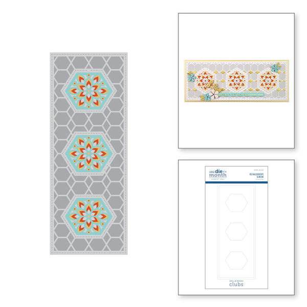 Hex Kaleidoscope Slimline - Large Die of the Month (DOML-AUG21) Combo Product Image