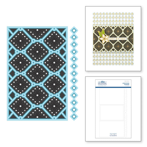 Layered Stitch Background - Large Die of the Month