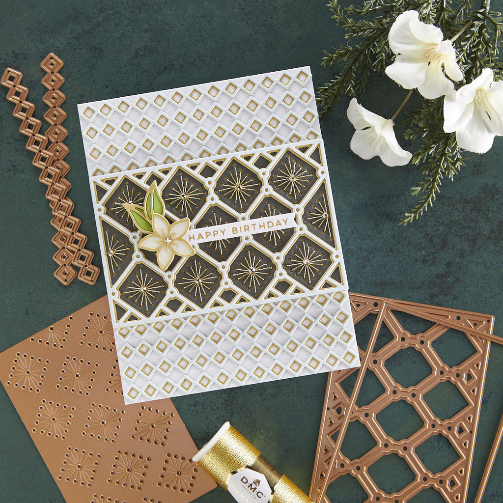 Layered Stitch Background - Large Die of the Month (DOML-DEC21) lifestyle official product project.