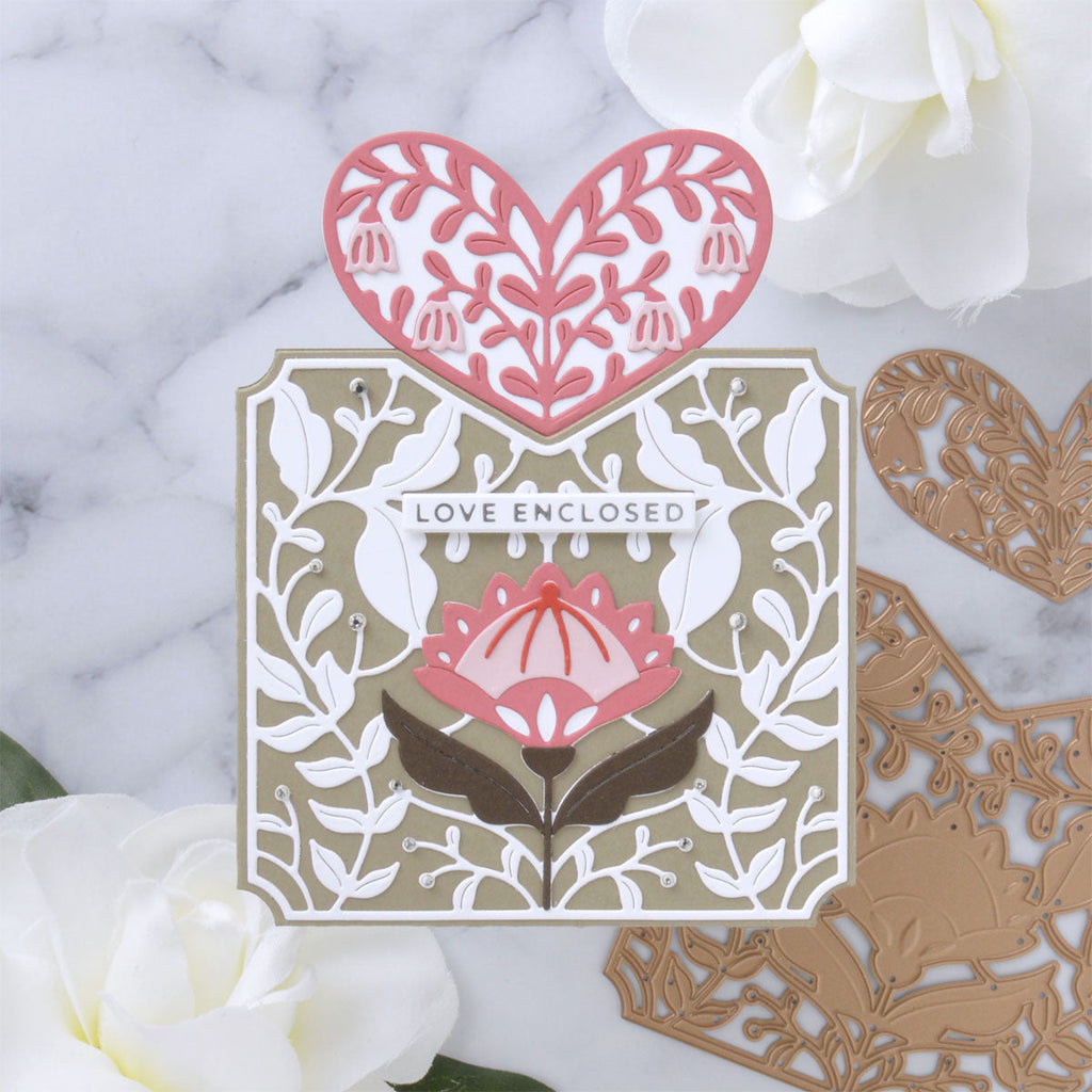 A Pocket Full of Love - Large Die of the Month (DOML-JAN22) product project. 