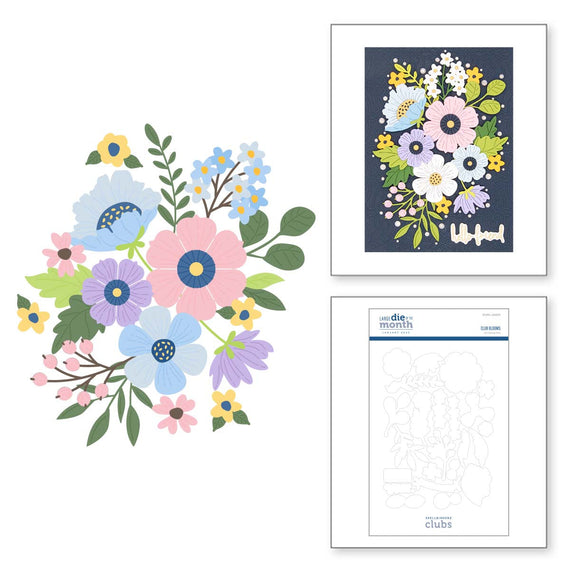 Club Blooms - Large Die of the Month