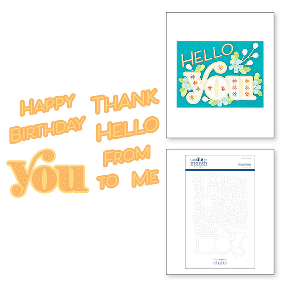 Stitched for You - Large Die of the Month