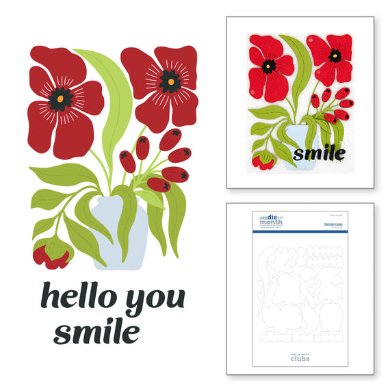 Towering Blooms - Large Die of the Month