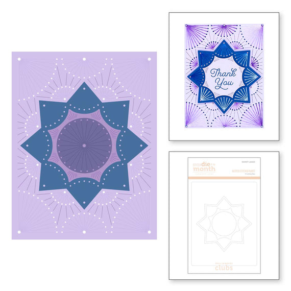 Nested Stitched Burst - Stitching Die of the Month