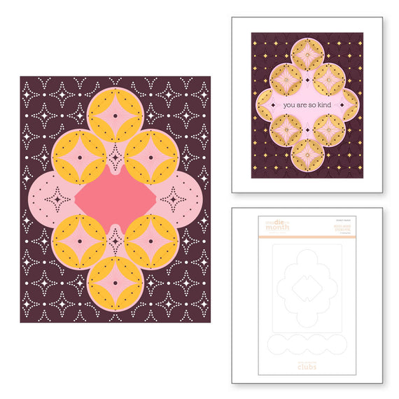 Nested Layered Stitched Petal - Stitching Die of the Month