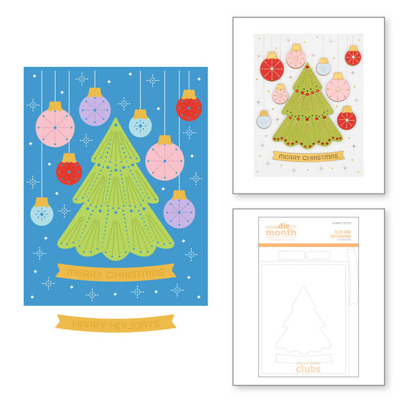 I'll Be Home For Christmas- Stitching Die of the Month