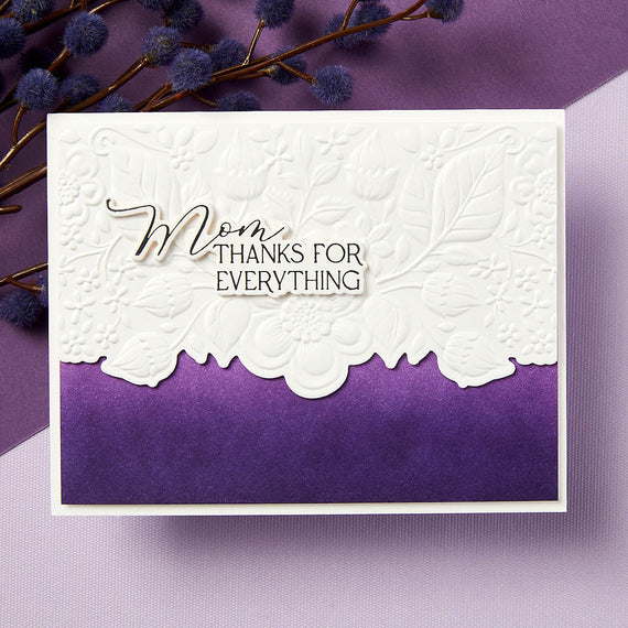 Mother's & Father's Day Sentiments Press Plate