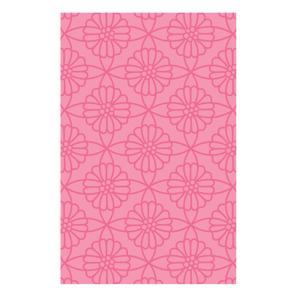 Sketched Floral - Embossing Folder of the Month (EOM-FEB22) colorization.