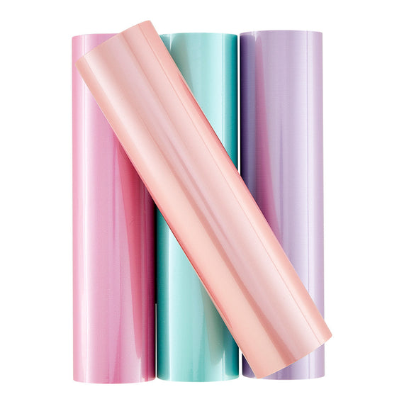 Glimmer Hot Foil Rolls Variety 4-Pack Satin Pastels