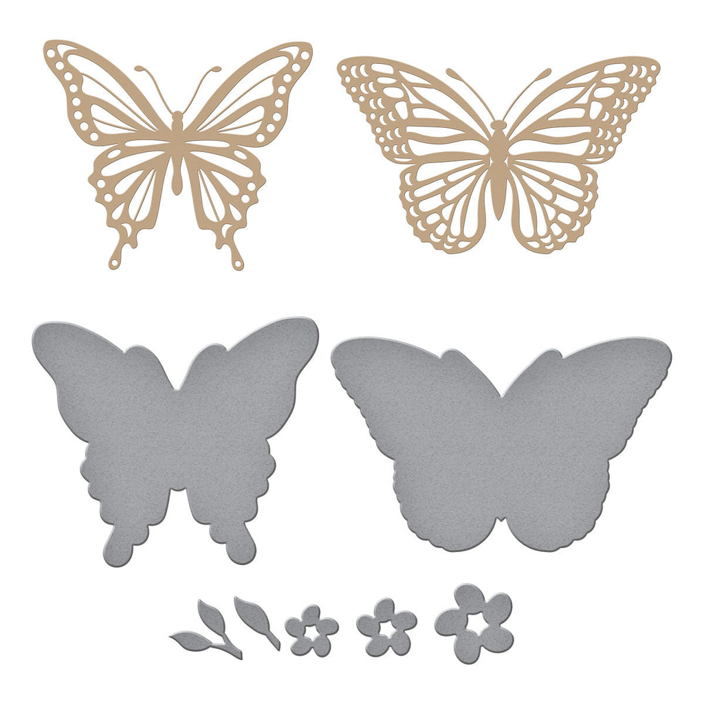 Glimmering Butterflies Glimmer Hot Foil Plate & Die Set (GLP-141) Colorization