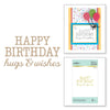 Birthday Hugs & Wishes Glimmer Hot Foil Plate (GLP-144) Combo Image