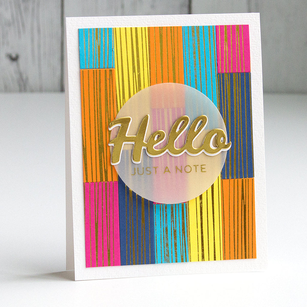 Modern Lines Glimmer Hot Foil Plate (GLP-169) Project Example 4