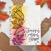 Autumn Leaf Border Glimmer Hot Foil Plate from Fall & Halloween 2020 Collection (GLP-206) Project Example 3