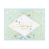 Blooming Floral Background Glimmer Hot Foil Plate & Die Set from Yana's Blooming Birthday Collection (GLP-252) Product Example