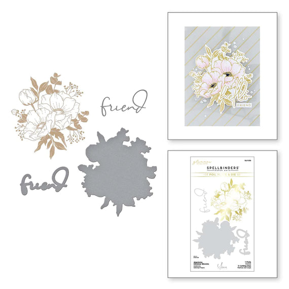 Anemone Glimmer Blooms Glimmer Hot Foil Plate & Die Set from the Anemone Blooms Collection by Yana Smakula