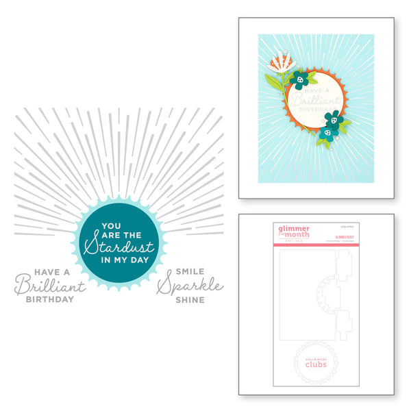 Glimmer Burst - Glimmer Hot Foil Kit of the Month (Plates Only) (GOM-APR22) 