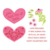 Love Enclosed - Glimmer Hot Foil Kit of the Month (Plates Only) (GOM-JAN22) colorization. 