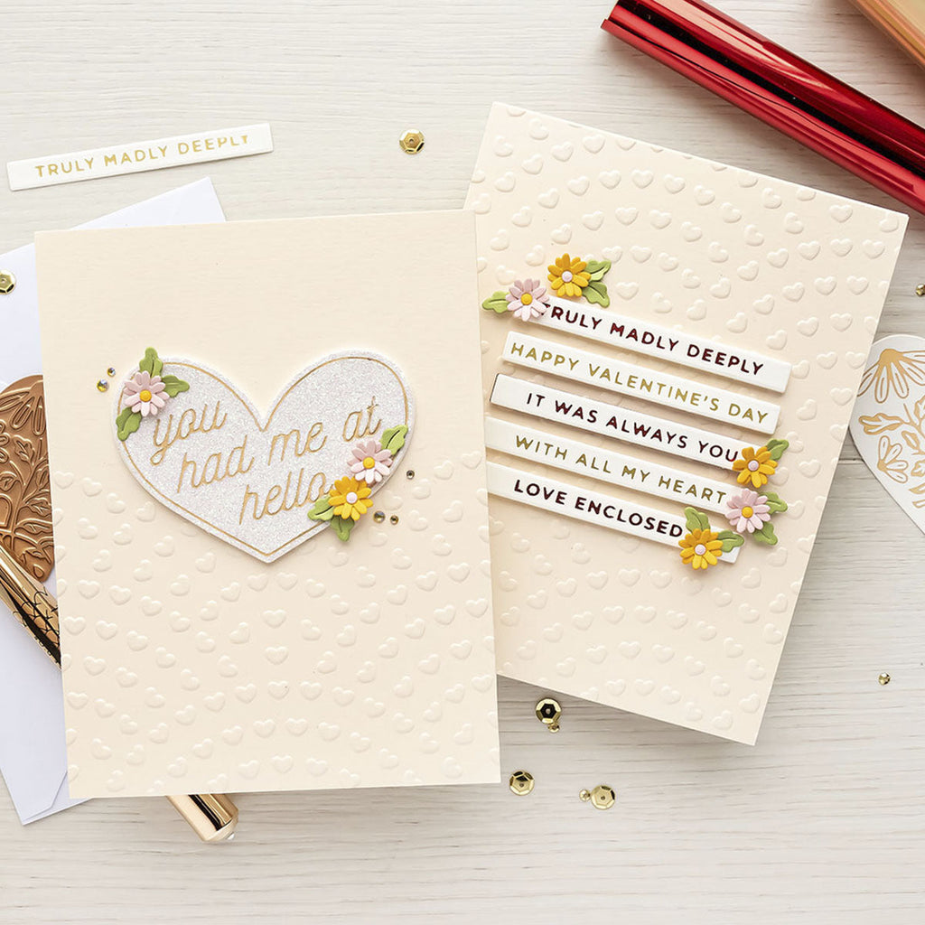 Love Enclosed - Glimmer Hot Foil Kit of the Month (GOM-JAN22) group lifestyle project.