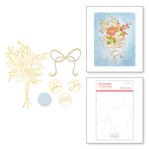 Bouquet Full of Joy - Glimmer Hot Foil Kit of the Month (Plates Only)