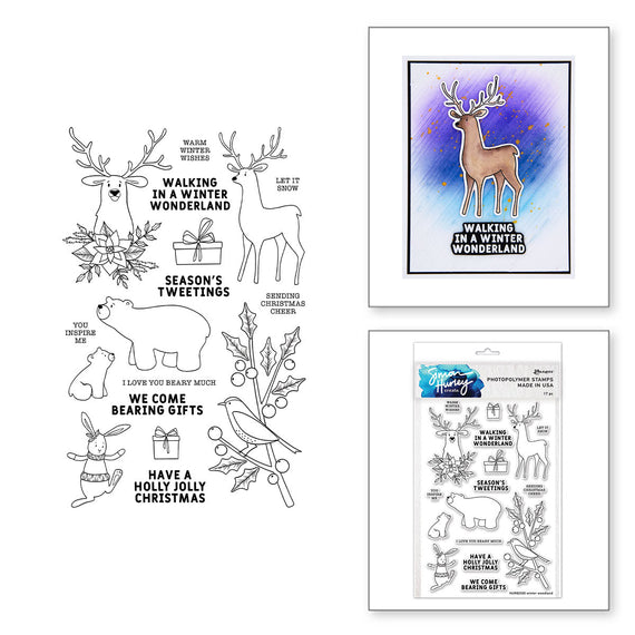 Ranger Clear Stamp Set Winter Woodland by Simon Hurley Create