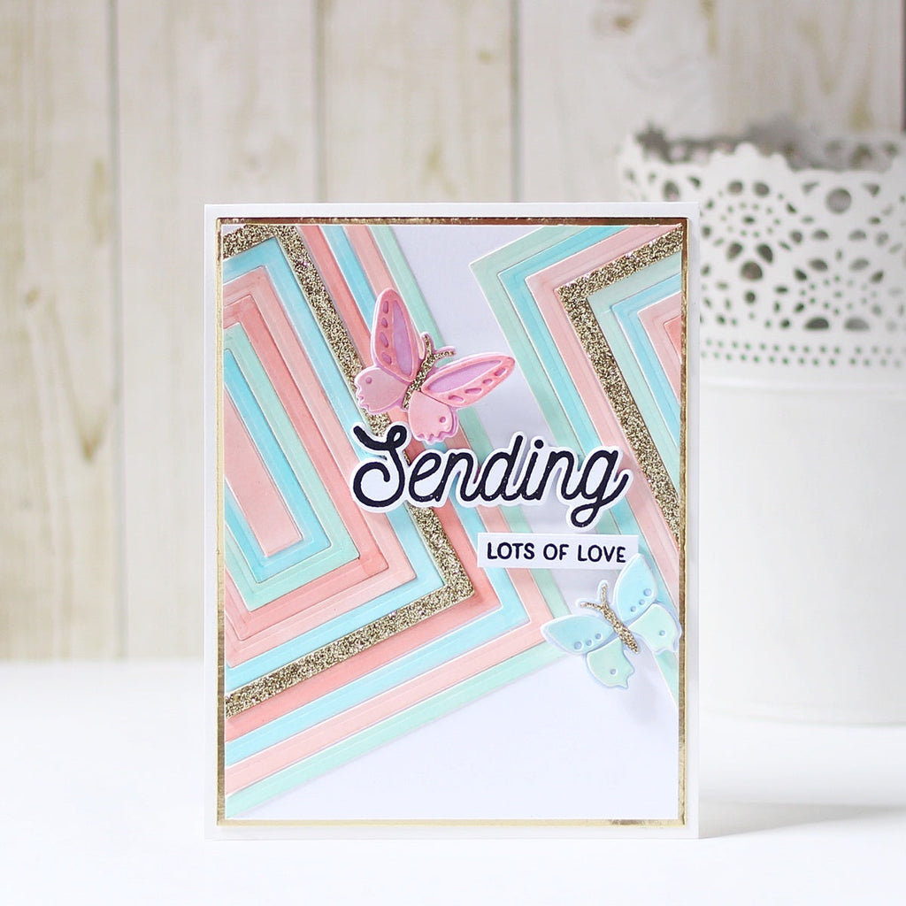 Precision Layering A2 B Etched Dies from the Precision Layering Basics Collection (S5-494) Hussena Calcuttawala