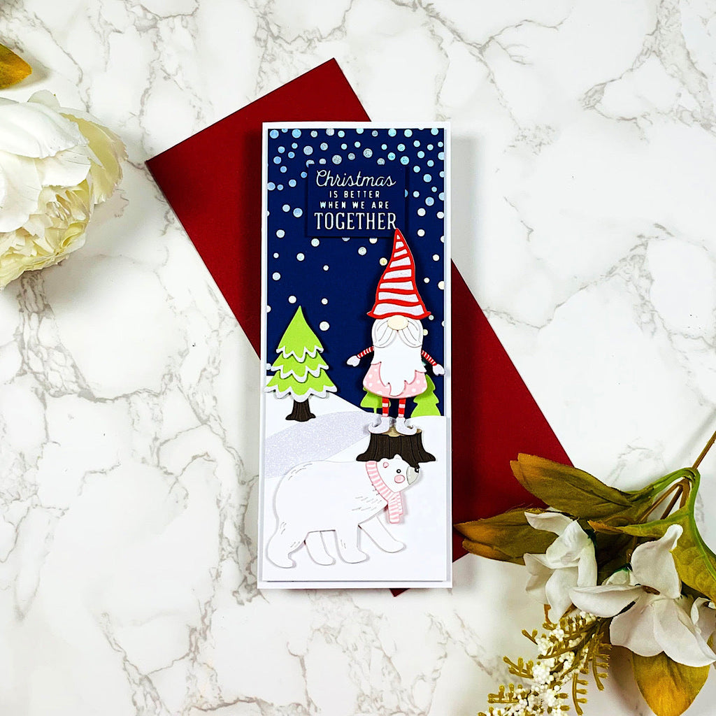 Gifts of Christmas Sentiments Glimmer Hot Foil Plate from the Be Merry Collection (GLP-294) Project Example 9