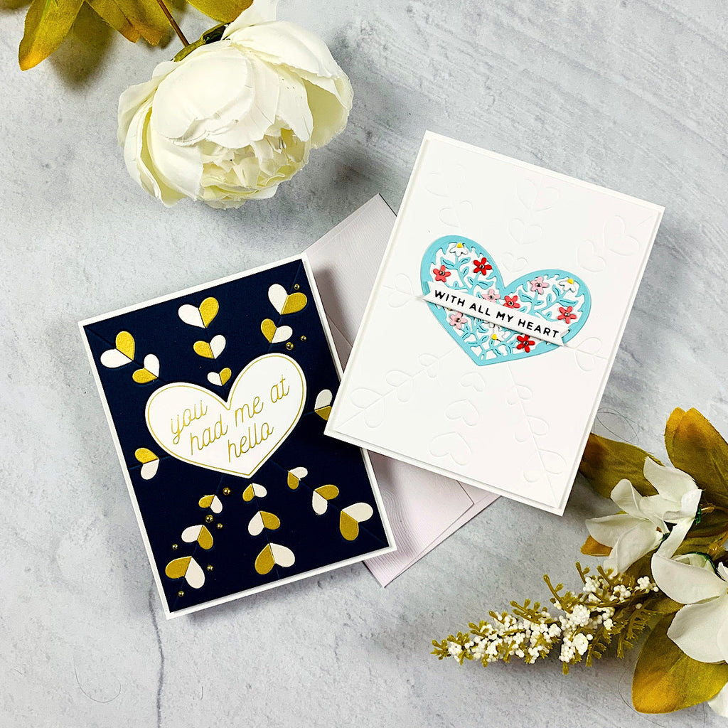 A Lotta Heart- Small Die of the Month (DOM-JAN22) group project lifestyle photo by Ilana Crouse.