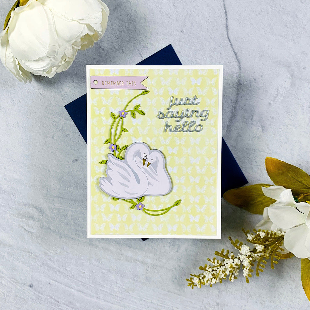 Always Remember - Card Kit of the Month Club (KOM-FEB22) card by Ilina Crouse Just saying Hello. 
