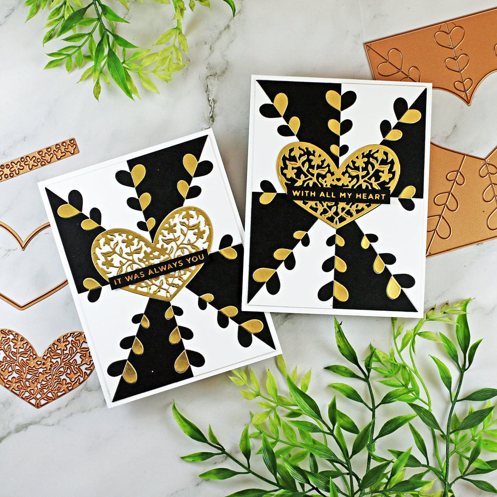 A Lotta Heart- Small Die of the Month (DOM-JAN22) group project lifestyle photo by Sandi MacIver