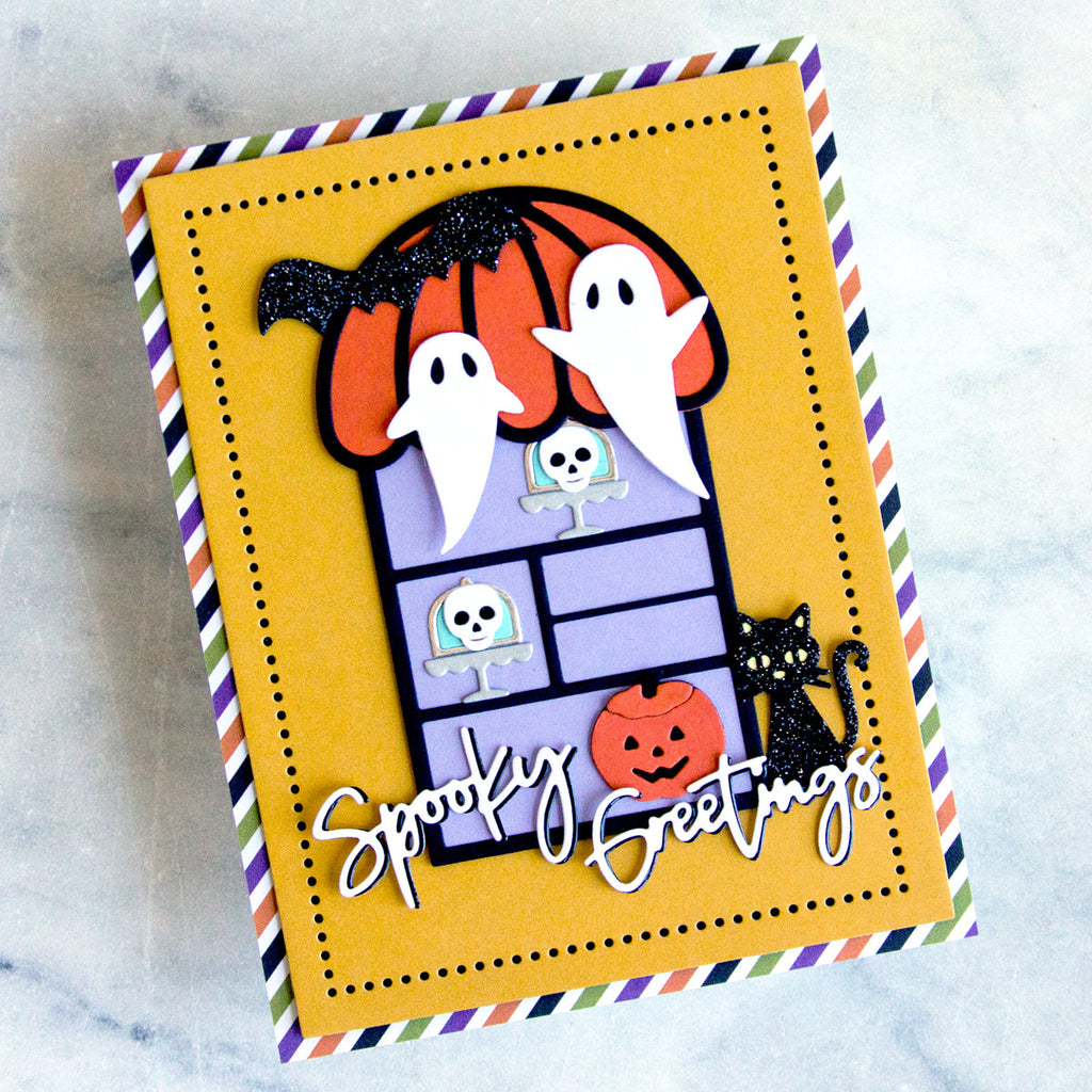 Open House Boo! Etched Dies from the Halloween Collection (S4-1139) Project Example 7
